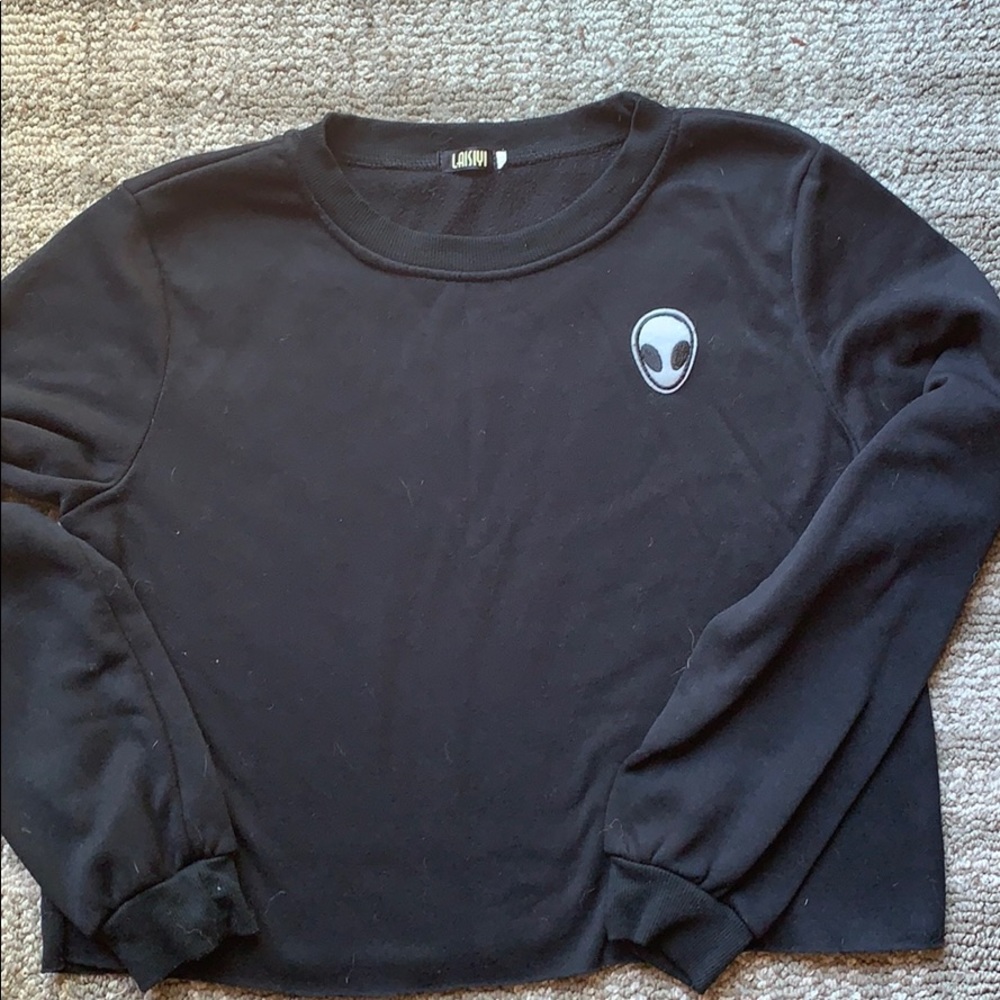 Alien crop Sweater